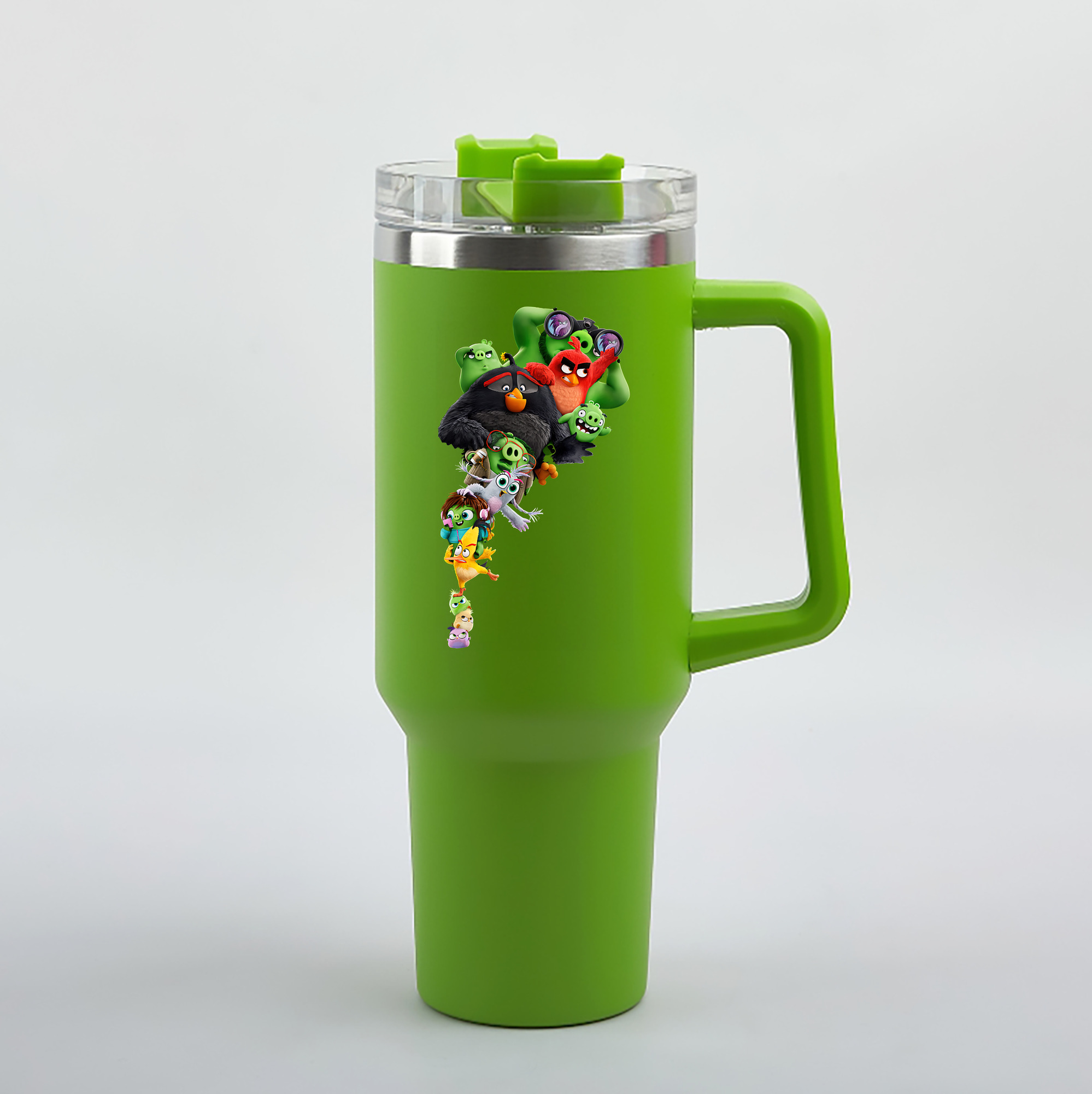 （画像用） Angry Birds アングリーバード 1200mL車用タンブラー（カラープリント）
